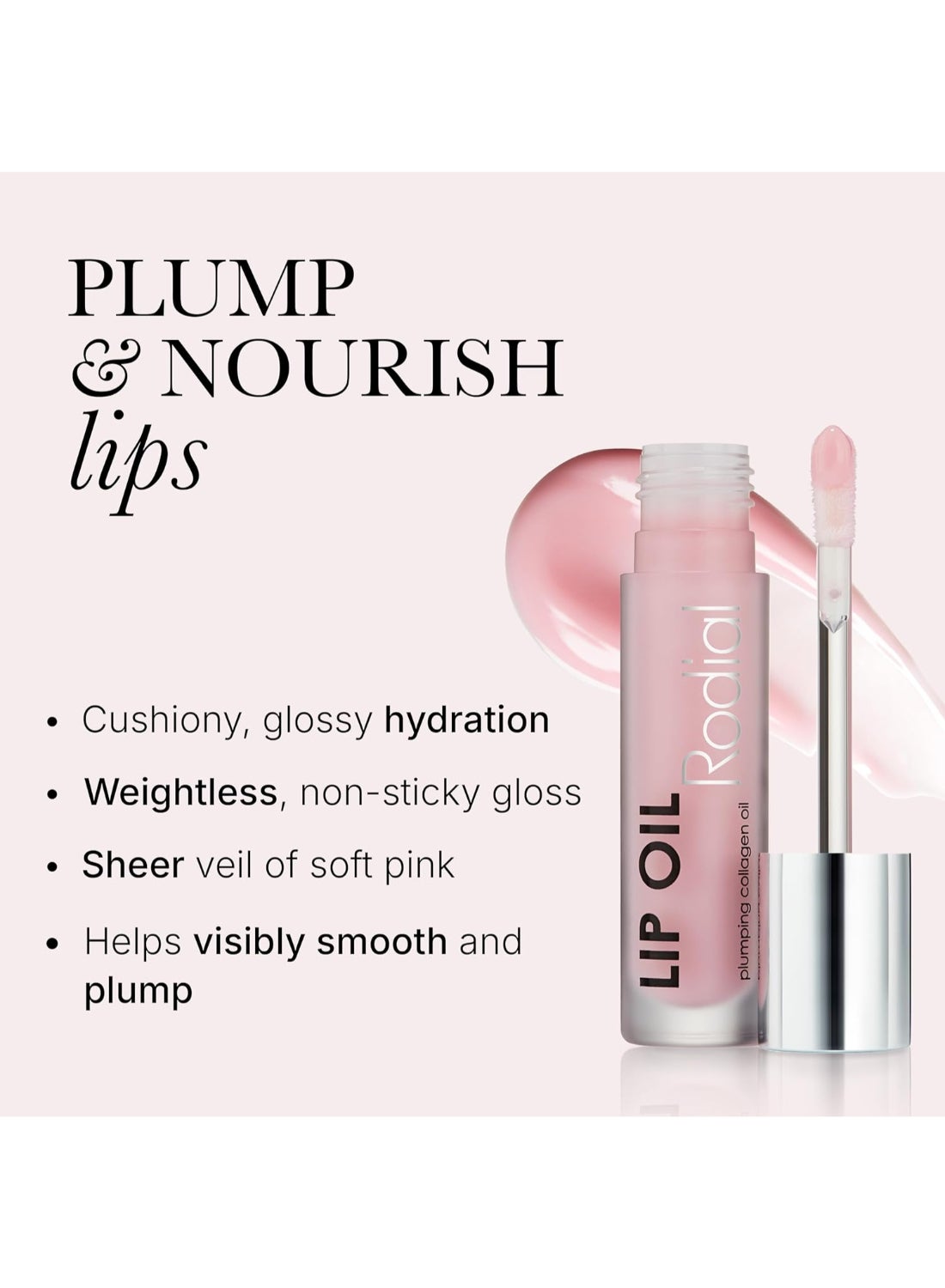 Rodial Lip Oil – High-Shine Hydration for Chapped Lips, Collagen & Plant Oils, Non-Sticky Gloss for Dry Lip Relief - image 5