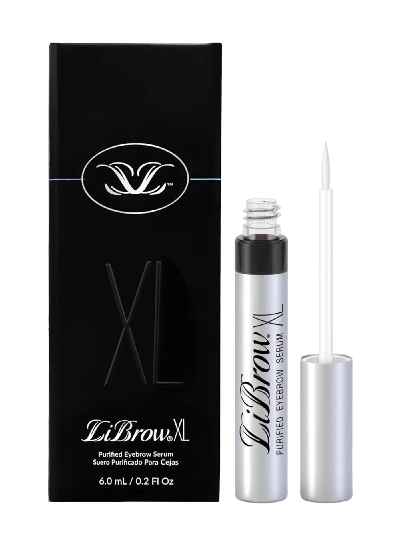 Eyebrow Serum – Hair Growth Serum for Fuller, Thicker Brows – Infused with Vitamin C – Eyebrow Gel Alternative for Natural Brow Enhancement – 6ml (6 Months Supply)