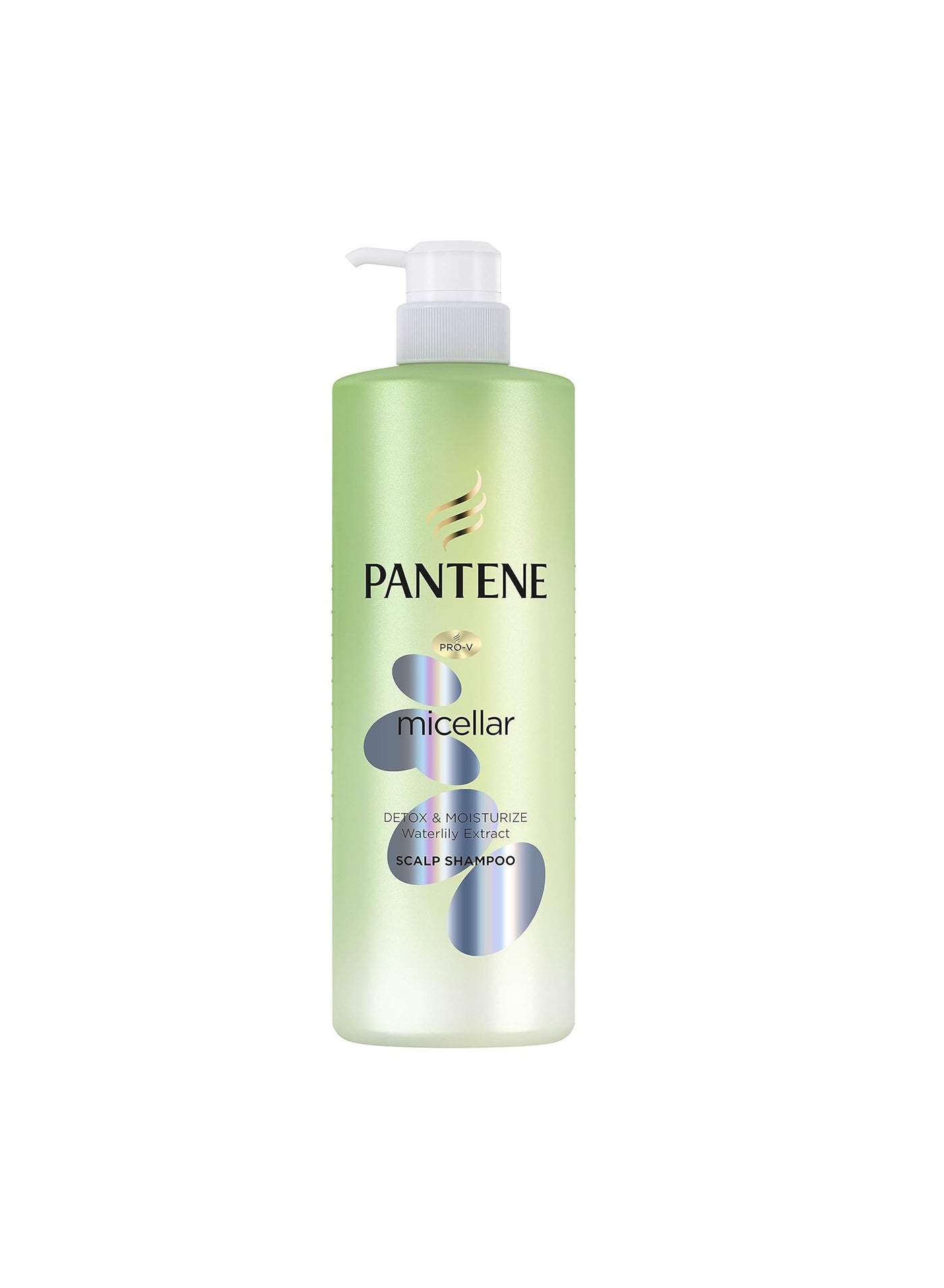 Pantene Micellar Detox Moisturize Waterlily Extract Scalp Shampoo