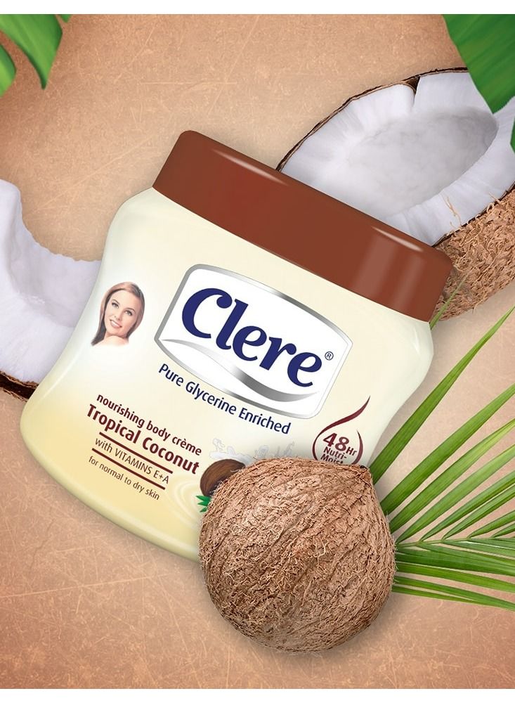 Tropical Coconut Body Creme White 500ml