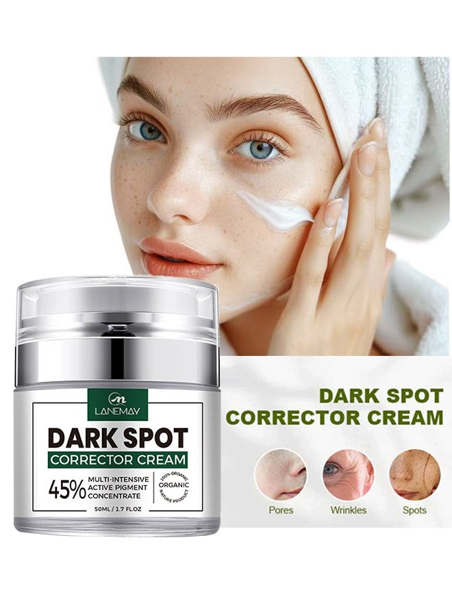 Multiple Efficacy-Daek Spot Corrector Cream - Dark Spot Remover for Face Dark Spot Corrector Cream Sun Spot Melasma Freckle Age spot Removal for Women and Men Improves Hyperpigmentation