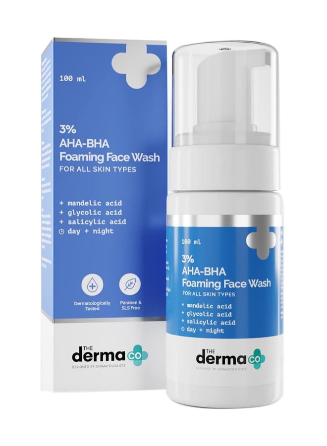 3% AHA-BHA Foaming Cleanser