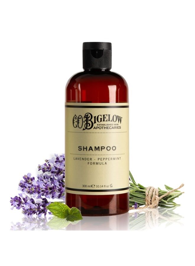 C.O. Bigelow Shampoo, Lavender Peppermint Shampoo Cleanses & Soothes Hair & Scalp, Luxury Shampoo for Men & Women, 10.4 Fl Oz.
