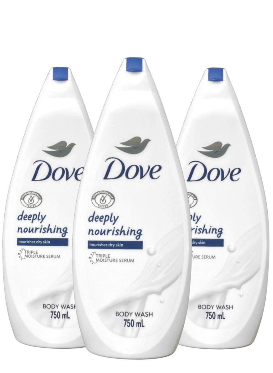 Deeply Nourishing Body Wash 750ml (Pack of 3pcs)