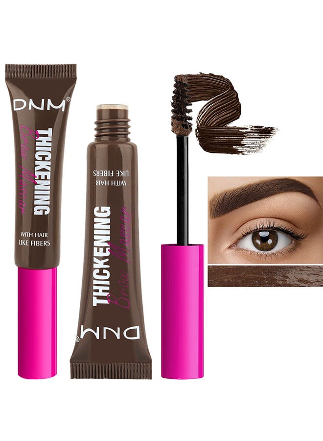 Tinted Thickening Brow Mascara, Brow Fast Sculpt, Waterproof Transfer-Proof, Brush To Fill In Eyebrows And Cover Gray Hairs, Cruelty Free(Espresso)
