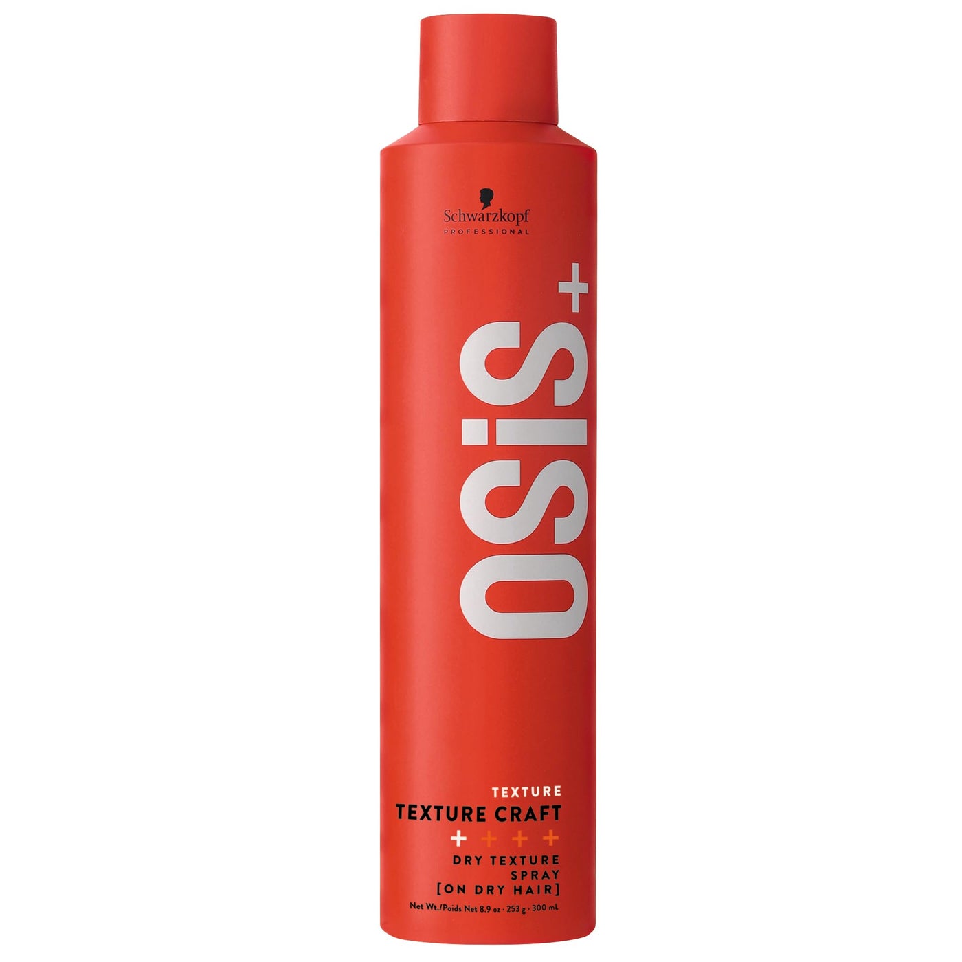 OSiS+ Texture Craft Volumizing Dry Texture Spray - Heat Protection, Root Lift and Volume with Natural Feel and Shine 7.7 oz