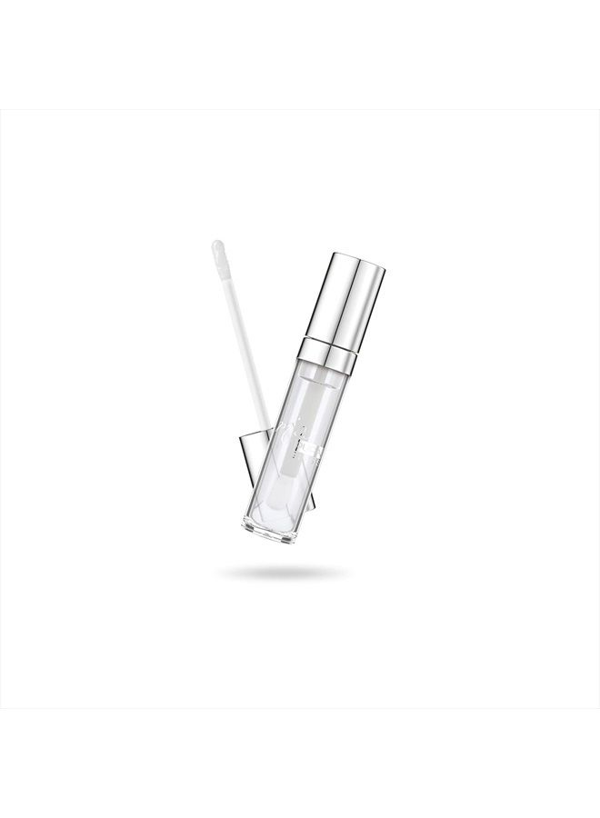 Milano Miss Milano Lip Gloss - Shiny, Smooth, Plump - Soft, Innovative Gel Texture - Glides Smoothly On Lips - For A Moisturizing And Volume Enhancing Effect - 100 Crystal Glass - 0.05 OZ
