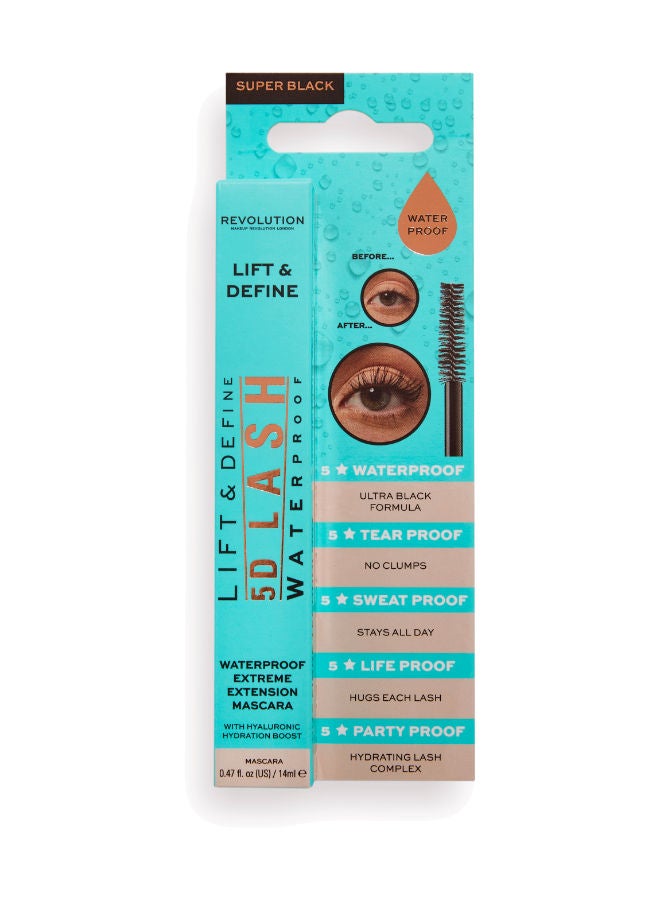 Makeup Revolution 5D Lash Waterproof Mascara