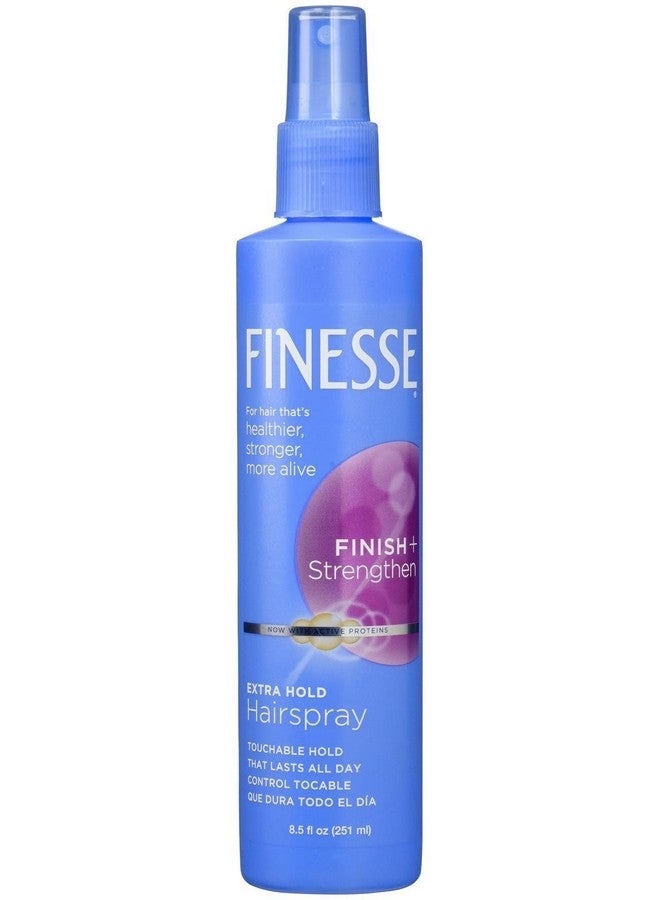 Finesse Finish + Strengthen Extra Hold Non-Aerosol Hair Spray, 8.5 oz