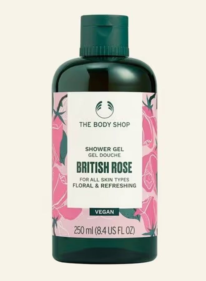 British Rose Treats Gift Set – Shower Gel (60 Ml) And Body Butter (50 Ml) – Elegant Rose-Petal Fragrance, Gentle Cleansing And Silky Skin Finish - image 3