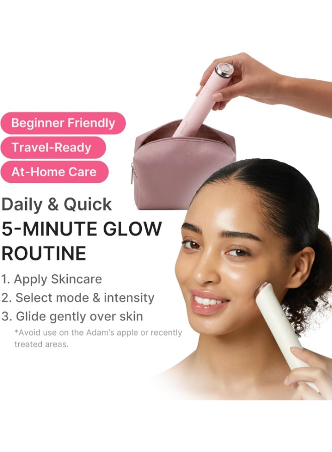 Medicube Booster Pro Mini Plus | Facial Device for Radiance, Calming, and Elasticity | Red, Blue, Purple 3-Mode | Portable Korean Skincare Device, At Home Care | Beige - image 8