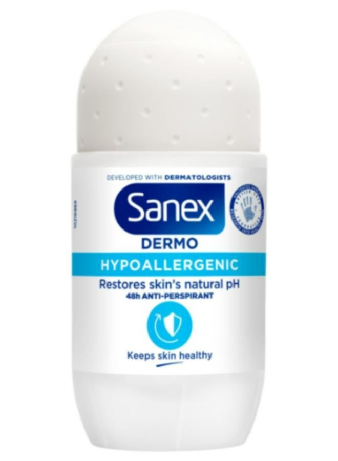 Dermo Hypoallergenic 48h Roll On Antiperspirant Roll On And Sticks 50 ML