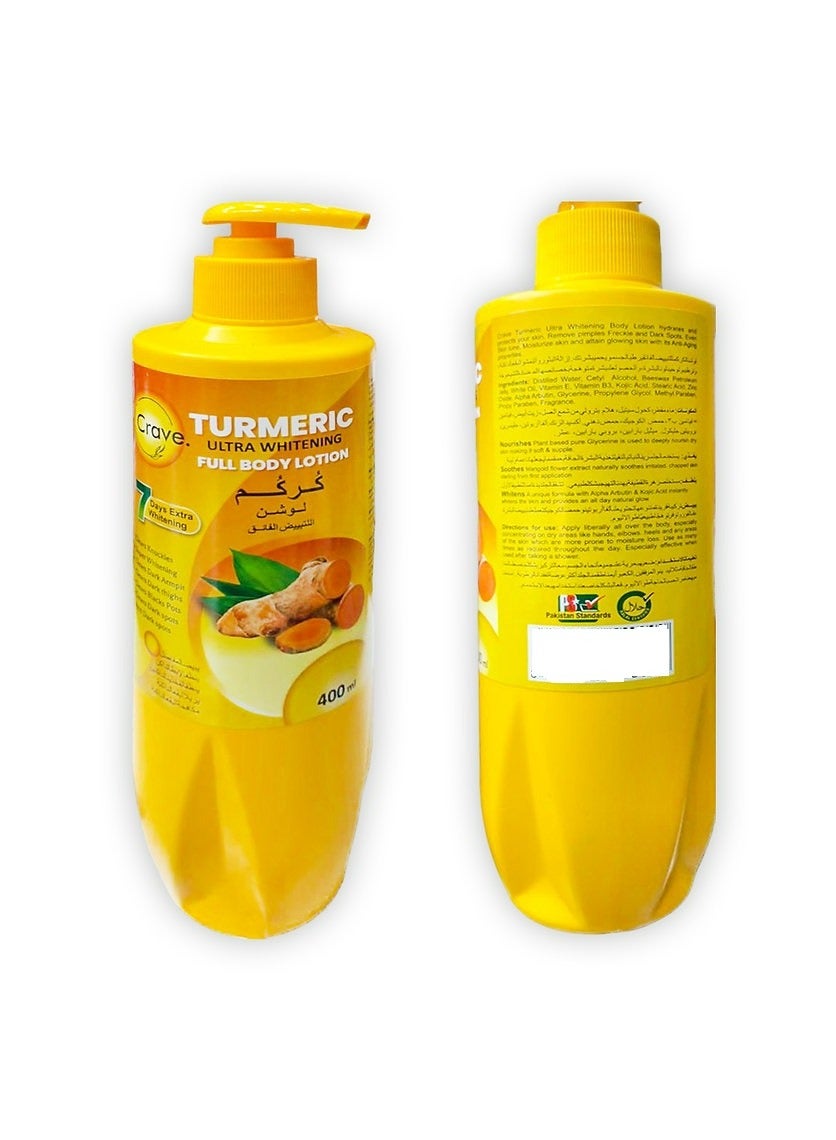 TURMERIC ULTRA WHITENING LOTION 400 ML