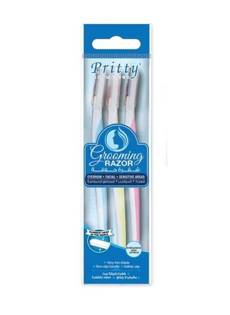 Pritty Eye Brow Razor 3 Pcs
