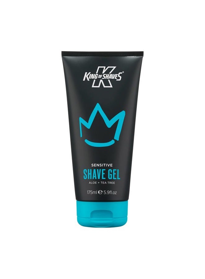 Sensitve Shaving Gel, Low Foam for a Refreshing and Precise Shave 5.92 fl oz