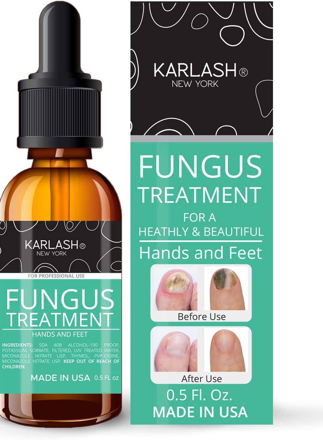 Fungus Solution for Hands &  Feet, 0.5 fl.oz