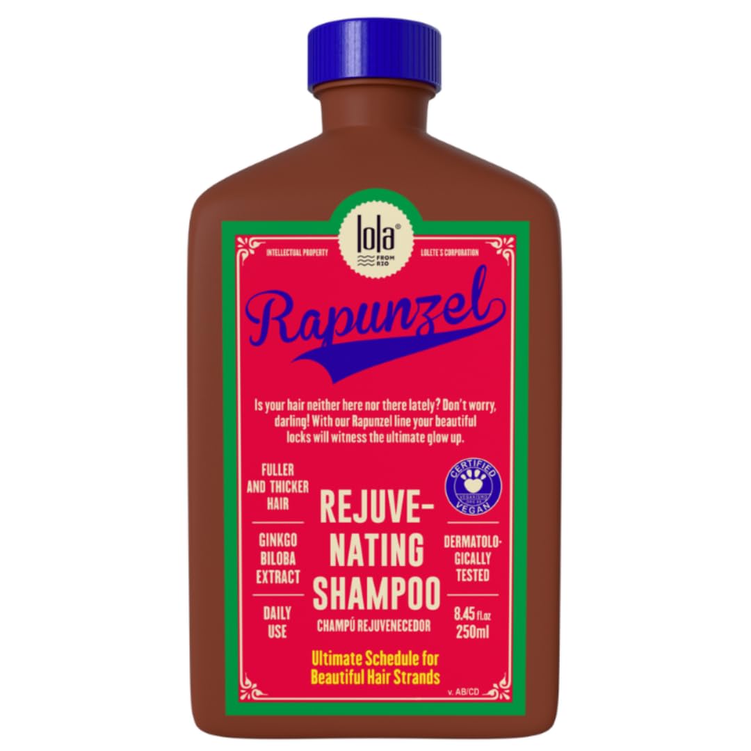 Lola From Rio â€“ Rapunzel Rejuvenating Shampoo â€“ Nourishing & Strengthening Shampoo for Fine, Thinning Hair â€“ Supports Scalp & Hair Vitality â€“ Sulfate-Free & Hydrating â€“ 8.45 fl oz