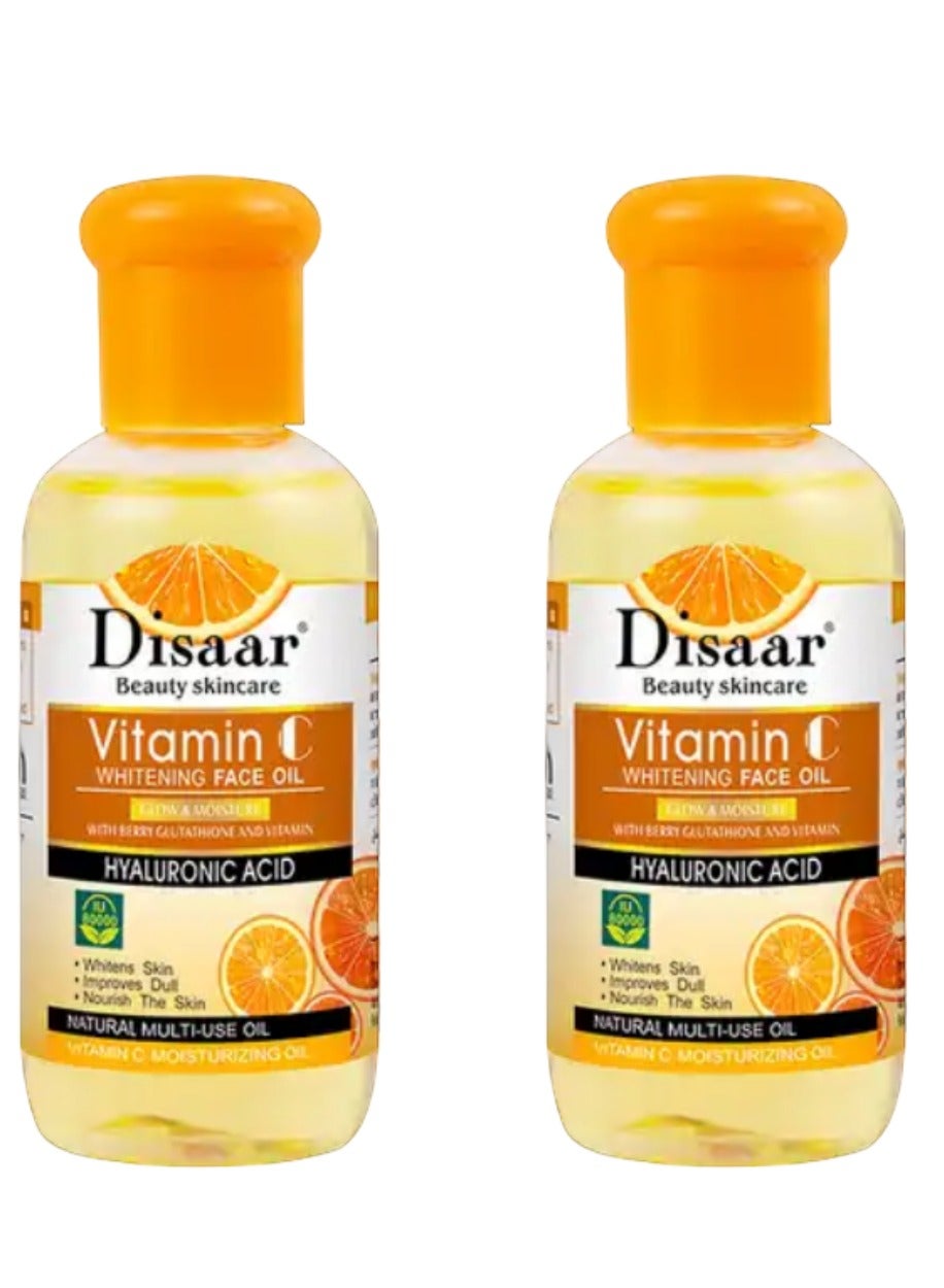 Vitamin C Whitening Face Oil With Hyaluronic Acid 75 ML 2 PCS