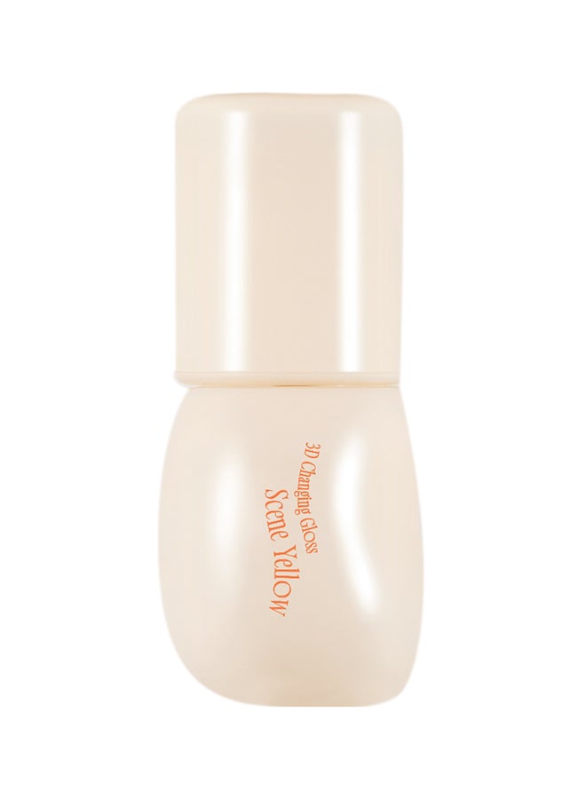 3D Changing Gloss Scene Yellow