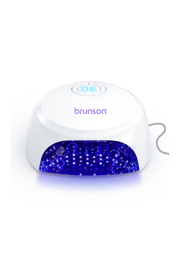 UV LED Nail Dryer 168w Quantum Nail Lamp for Fingernail Toenail Gel Nails Polish  UV LED LAMP LCD Display UV Light for Nail for Curing Gel Polish and Polygel, Manicure Nail Art Design (Plugin)