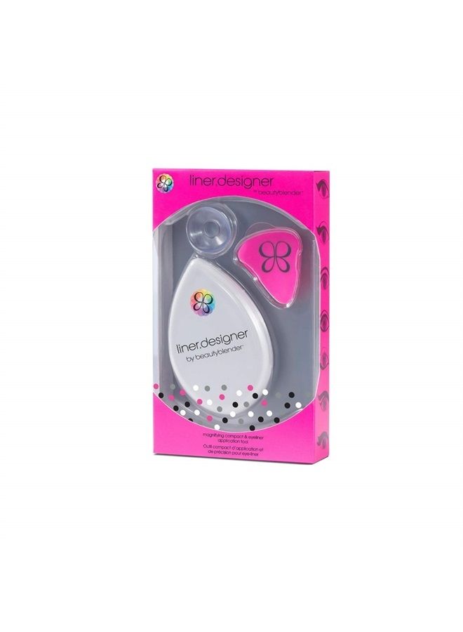 liner.designer Eyeliner & Eye Pencil Tool with Magnifying Mirror & Suction Cup