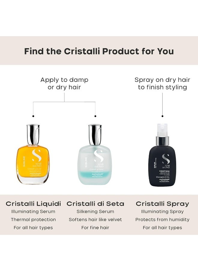 Semi Di Lino Sublime Cristalli Di Seta 45ml | Professional Hair Serum for Instant Shine, Smoothness And Frizz Control for All Hair Types - image 6