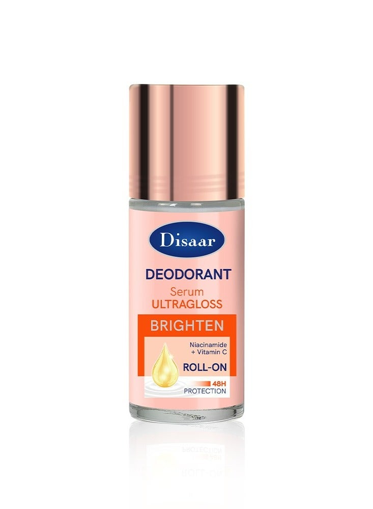 Deodorant Serum Ultragloss Brighten Niacinamide And Vitamin C Roll On 50 ML
