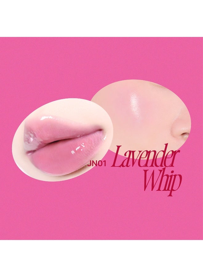 Lip & Cheek Glowy Jelly Pot Lavender Whip - image 3
