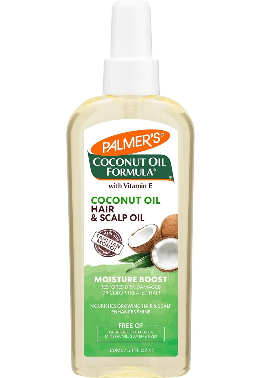 Coconut Oil Moisture Boost Hair and Scalp Oil 150 ML