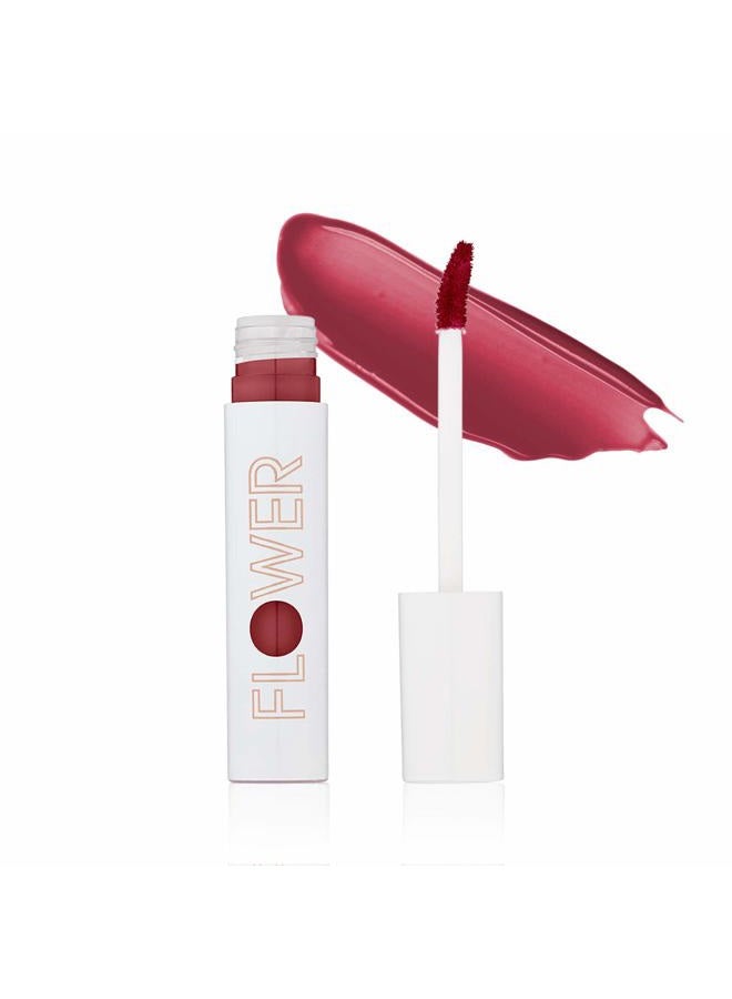 By Drew Barrymore Bitten Lip Stain - Long-Lasting Color - Hydrating + Water-Based Formula - Gel-Like Texture - (Tempt)