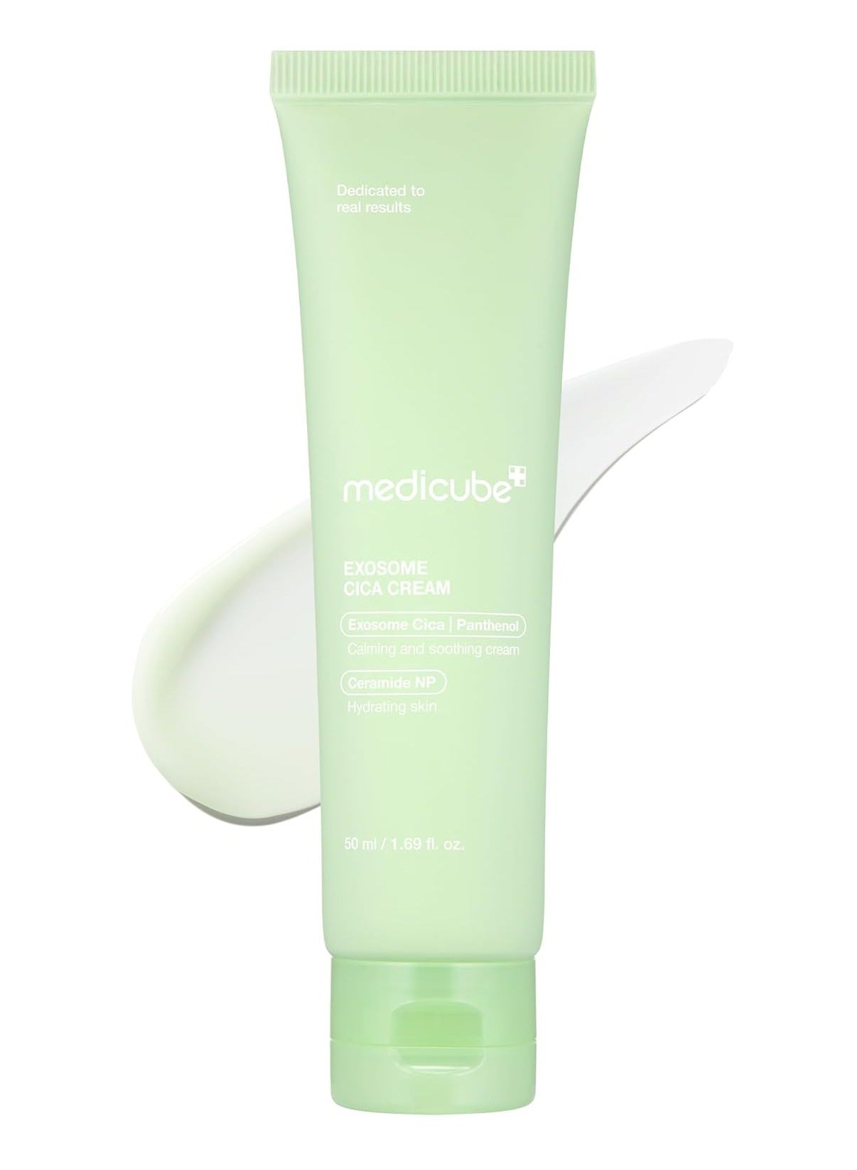 Exosome Cica Tea Tree Cream for Sensitive Skin with Centella Asiatica help reduce redness and breakouts. | Low-irritating, Moisturizing Daily Texture Care | Korean Skincare
