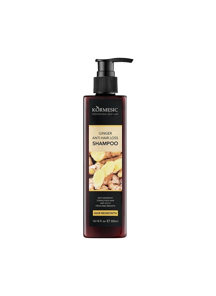 Ginger Shampoo - 300ml Anti-Hair Loss Shampoo