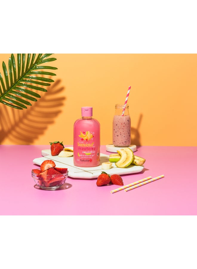 Sweet Strawberry & Banana Bath & Shower Gel - A Creamy, Fruity Blend that Lathers to Gently Cleanse and Moisturize Skin (500 ml) - image 2