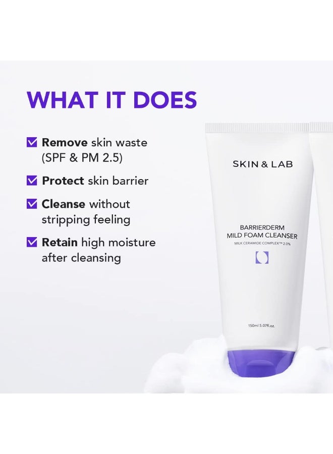 Barrierderm Mild Foam Cleanser 150Ml - image 2