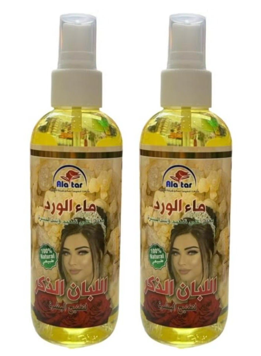 Rose water For The Face With Frankincense 190 ML 2pcs