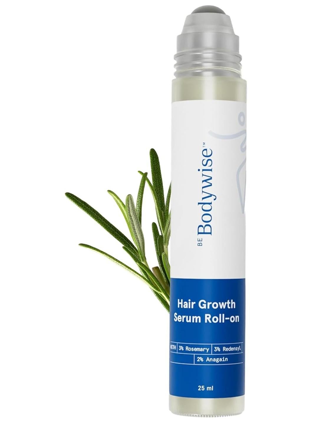 Rosemary Hair Growth Serum  Roll On  25ml   3% Redensyl 2% Aminexil and 2% Anagain   Thicker and Stronger Hair Growth Prevents Hair Fall and Stimulates Hair Follicles   For All Hair Types