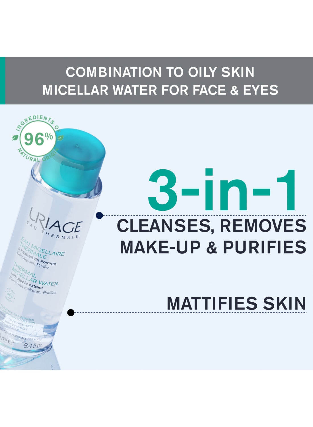 Micellar Thermal Water Gentle Cleanser And Makeup Remover Alpine Thermal Water | For All Skin Types - image 3