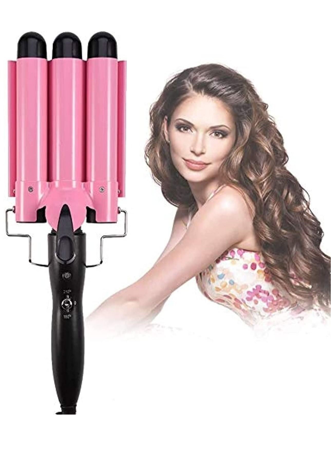 Professional Hair Curler 3 barrel curling iron hair waver 3 barrel Ceramic Triple Barrel Curling Iron 25mm Curling Wand Hair Waver