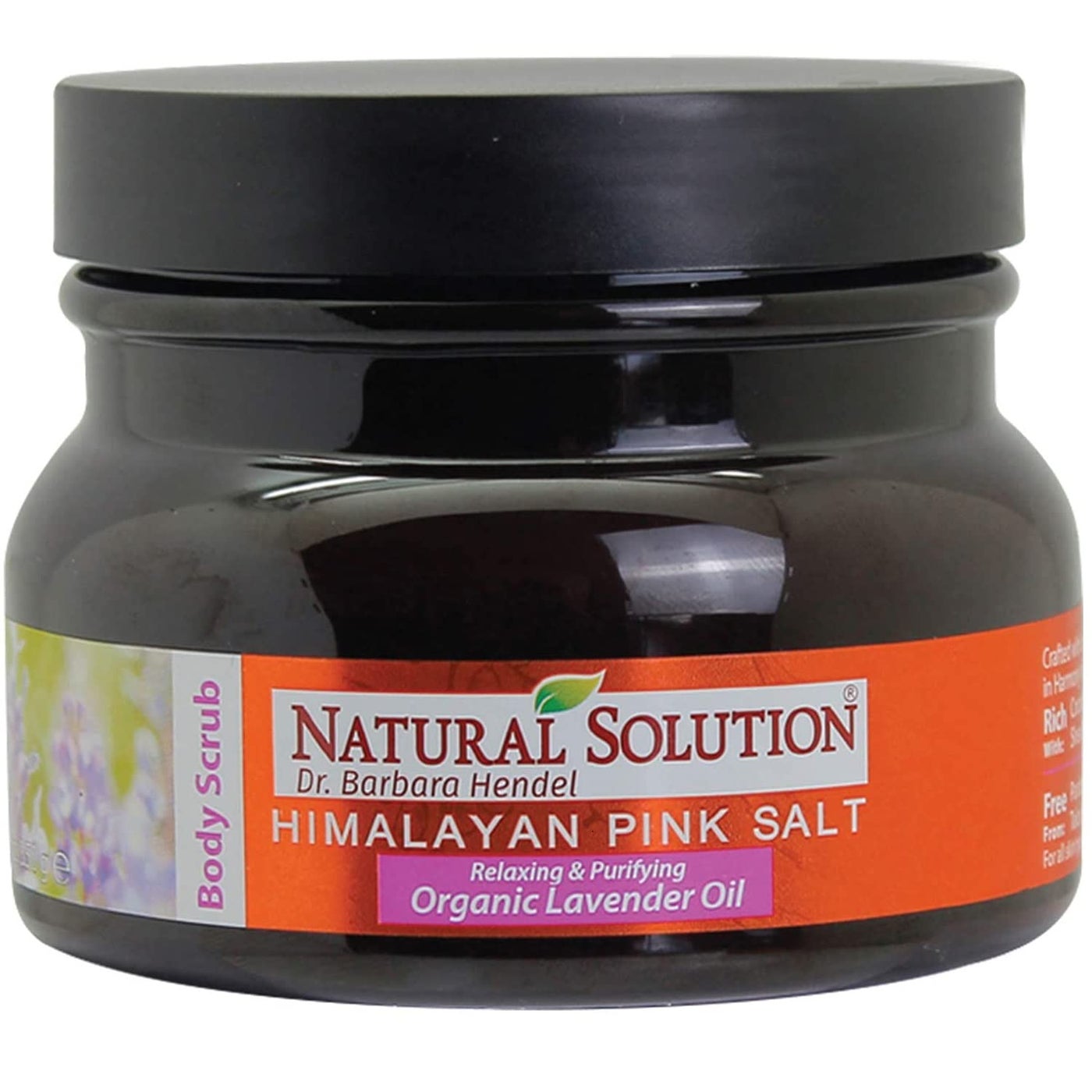 Natural Solution Himalayan Pink Salt Body Scrub with Lavender Oil â€“ Relax, Purify & Reveal Younger-Looking Skin Every Day, Exfoliating and Nourishing, 12.3 oz