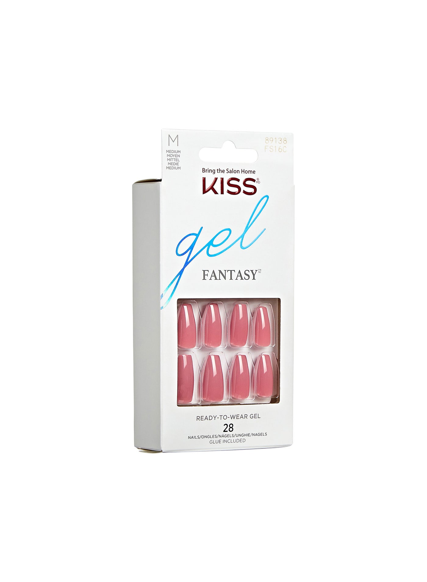 Kiss Gel Fantasy Sculpted Nails- Letter To Ur FS16C