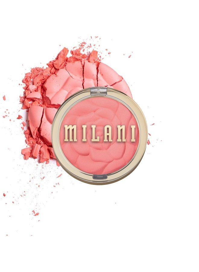 Rose Powder Blush - Coral Cove (0.6 Ounce) Cruelty-Free Blush - Shape, Contour & Highlight Face with Matte or Shimmery Color