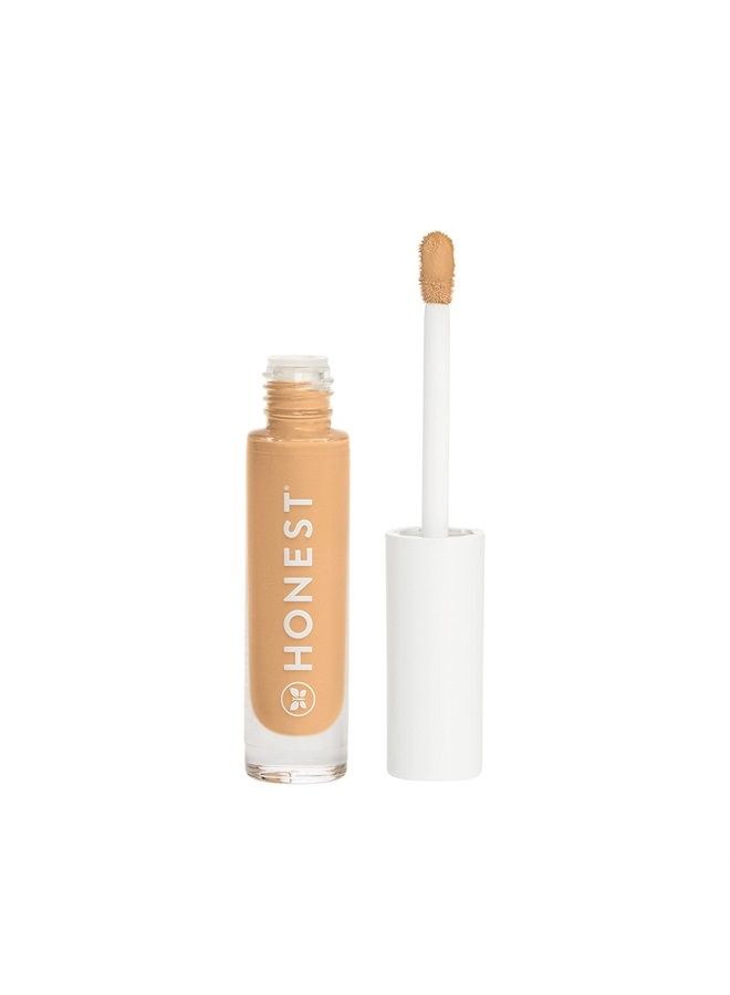 Fresh Flex Concealer with Niacinamide + Vitamin E + Hyaluronic Acid | Vegan + Cruelty free | Almond, 0.17 fl oz