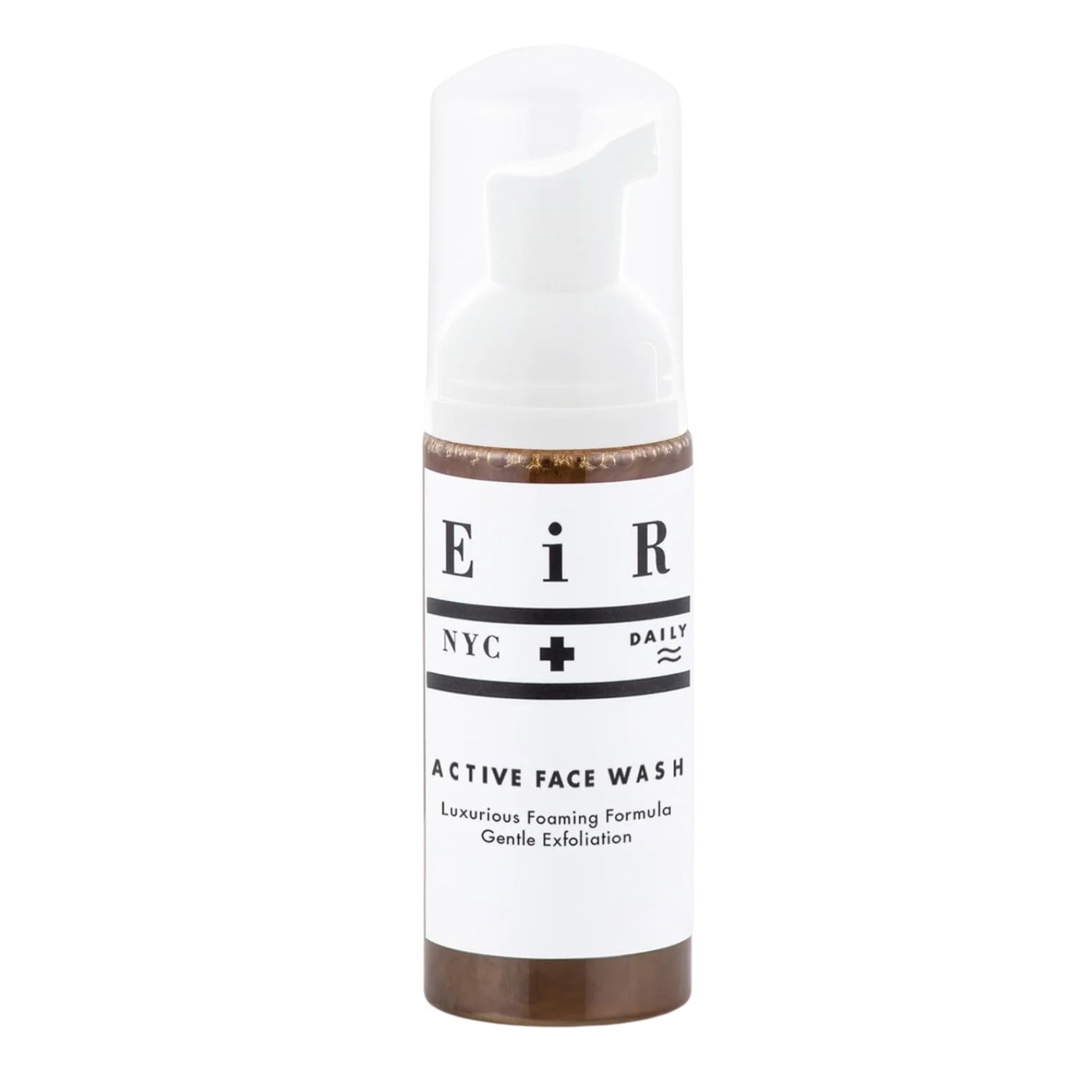 EiR NYC African Black Soap Active Face Wash and Scrub Gentle Exfoliating Foaming Facial Cleanser Blemish and Acne Prone Skin for Men and Women 2 oz Rose