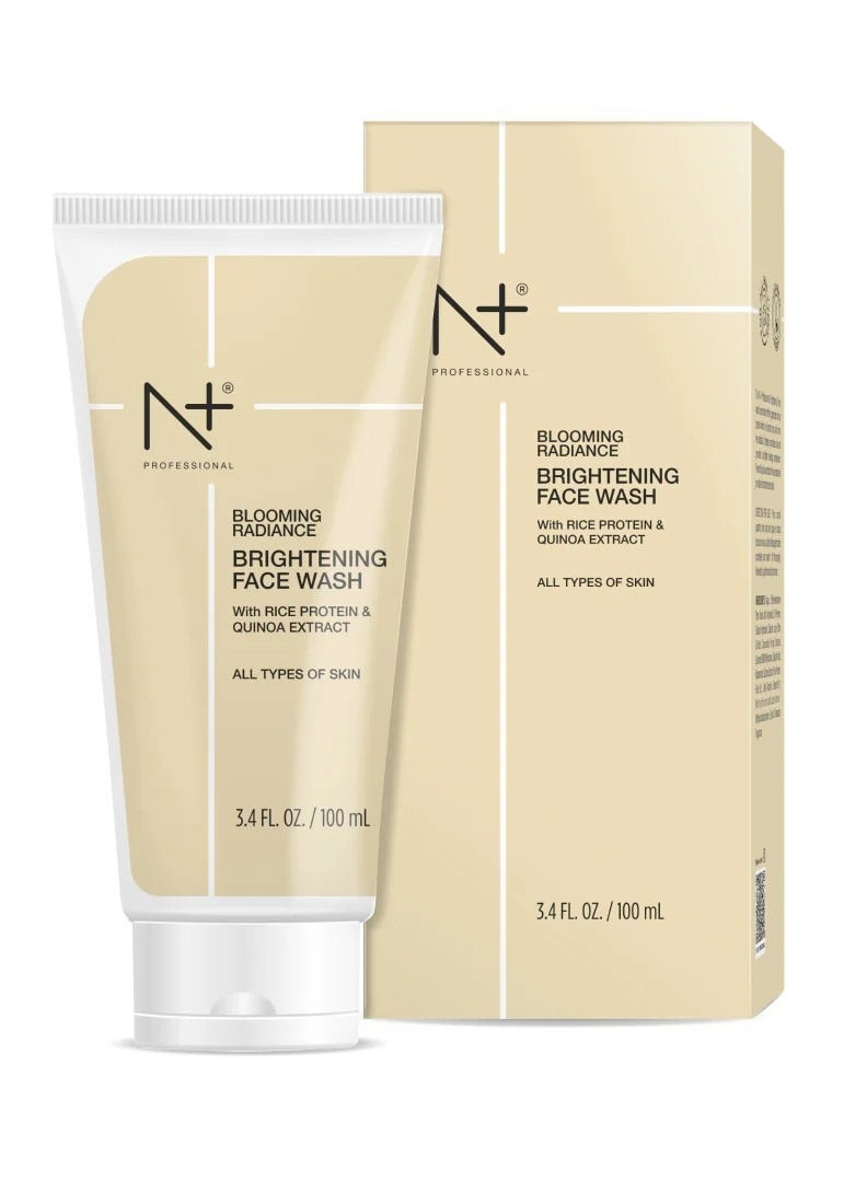 N Plus Professional Brightening Face Wash – Deep Cleansing & Glow-Enhancing Formula, Gently Removes Impurities for Radiant & Refreshed Skin, 100ml