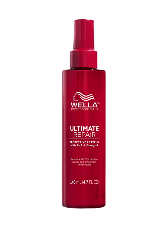 Ultimate Repair Protective Leave-In Treatment - 5-In-1 Protection From Heat, Uv And Frizz With Aha And Omega-9 (140 Ml)