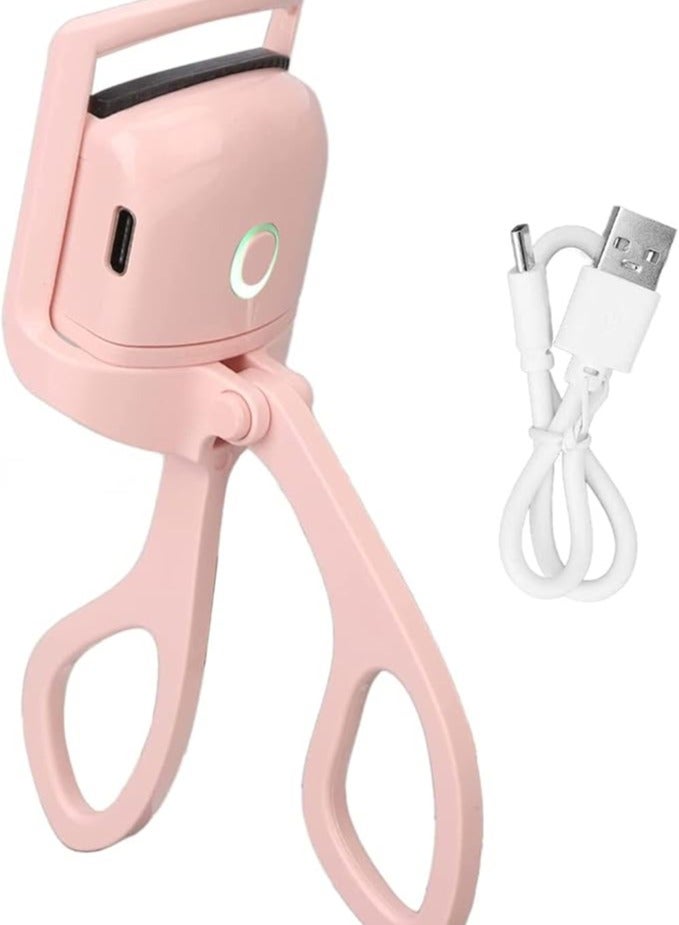 Heated Electric Rechargeable Eyelash Curler With Silicone Heating Pads