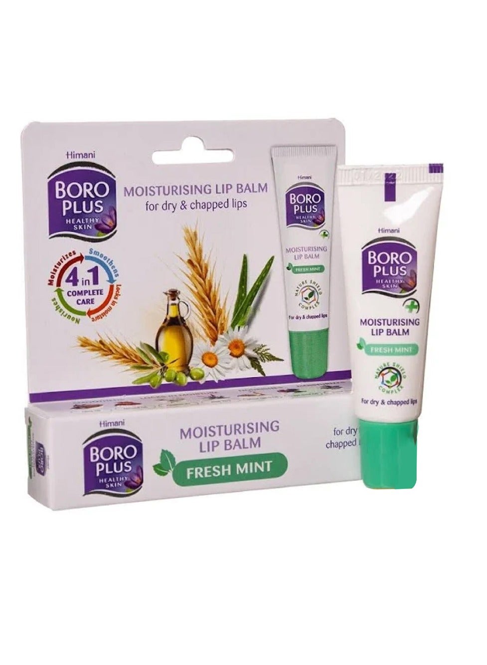 Himani Boroplus Healthy Skin Moisturising Lip Balm 10Ml - Fresh Mint