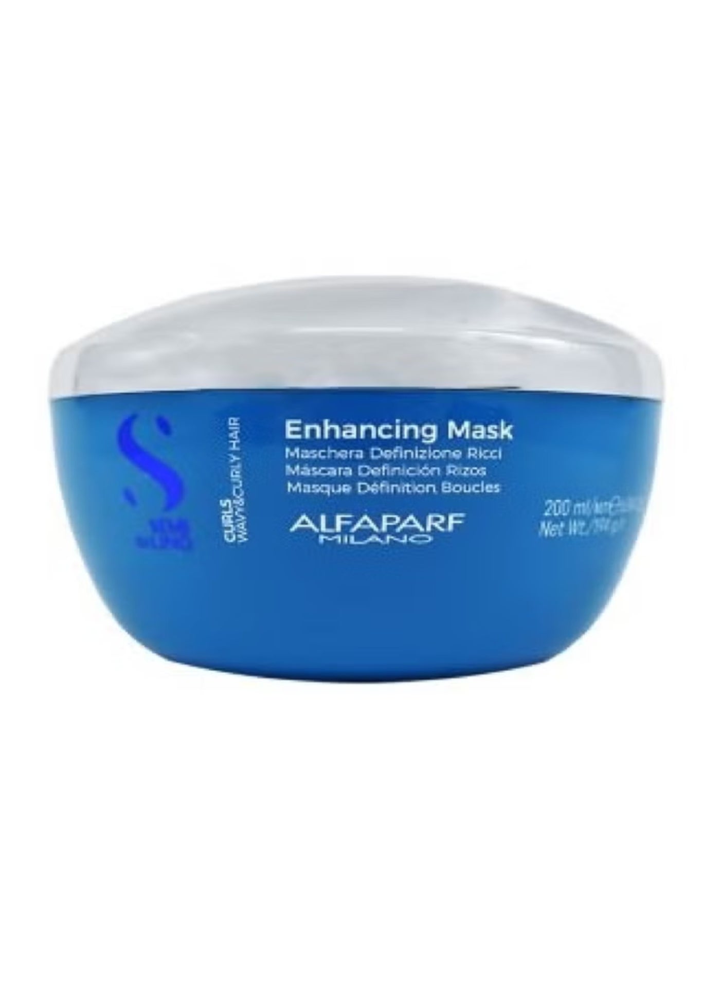 Semi Di Lino Curls Enhancing Mask 200ml | Deep Hydration Mask for Curly And Wavy Hair, Improves Curl Definition, Softness And Reduces Frizz