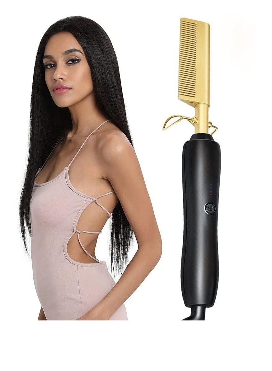 Electrical Straightening Hot Comb Curling Iron Hot Hair Flat Iron