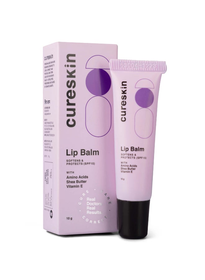 Cureskin Lip Balm with SPF 15 | Lip Lightening Balm for Dark Lips | Lip Balm for Dark Lips to Lighten